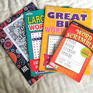 NWOT Coloring and Puzzle Book Set